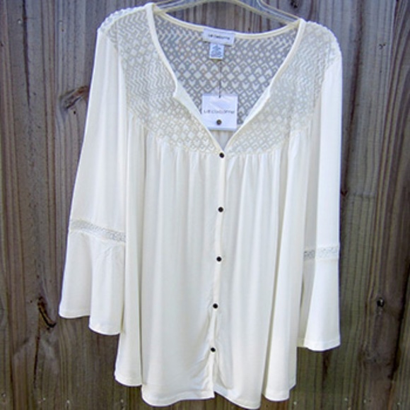 Liz Claiborne Tops - ***SALE*** ❤️ Boho Feminine Flowy Swing Blouse